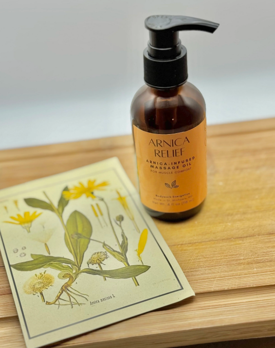 Relief Arnica Massage Oil: How Arnica Supports Muscle Recovery and Skin Health